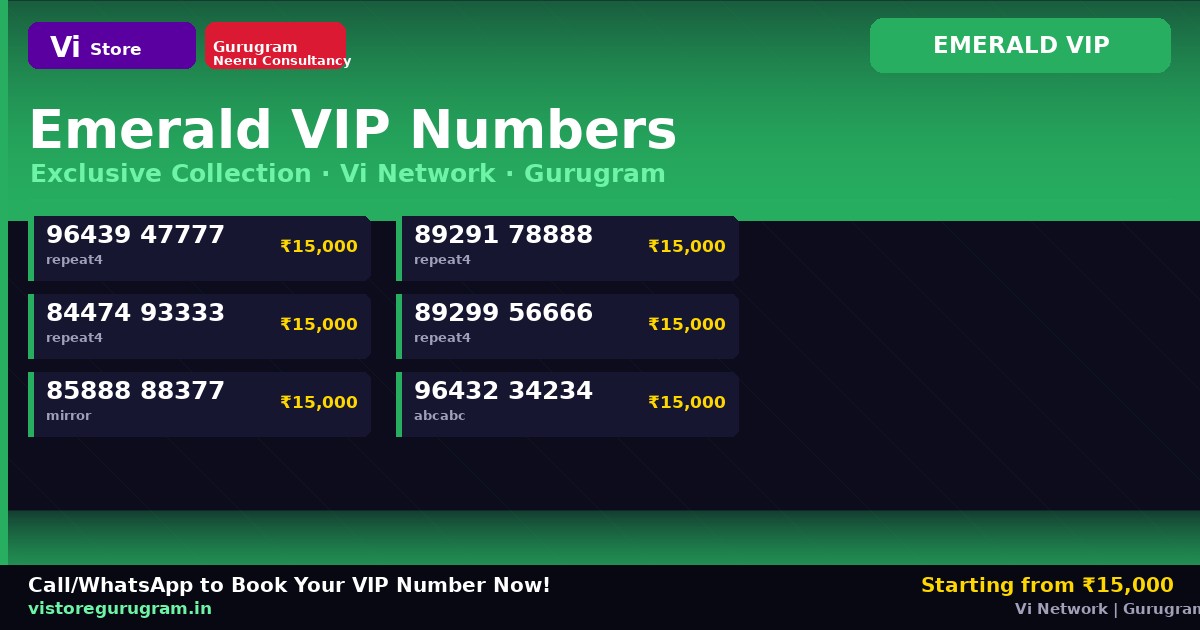 Vi VIP Number Blog — Tips, Guides & Fancy Numbers | Vi Store Gurugram